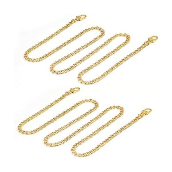 shynek Cadena de oro para bolso 2 correas de cadena