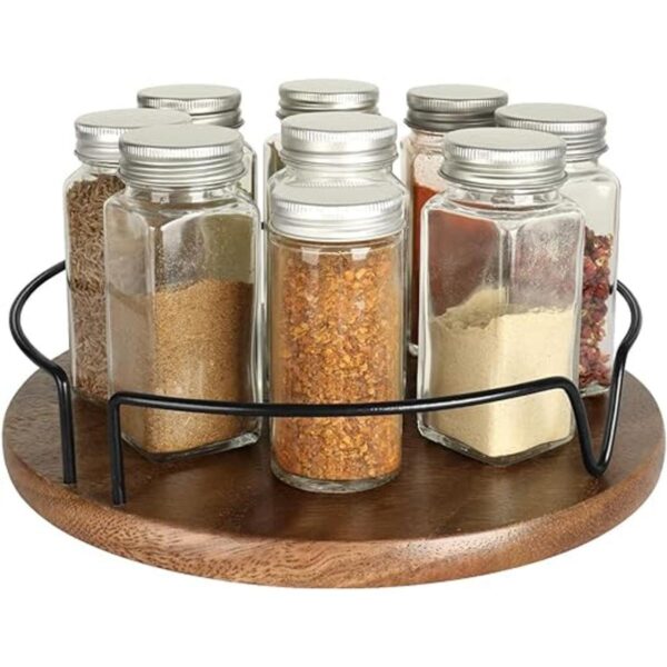 simesove Lazy Susan Soporte giratorio para especias de 10
