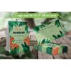Juego de 1 letrero de dinosaurio Adopt y certificado de_2