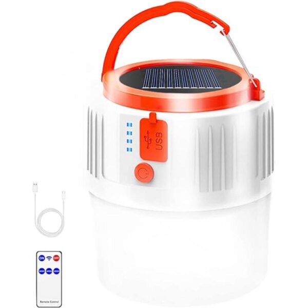 LETOUR Bombilla solar de 4800 lúmenes LED de emergencia_1