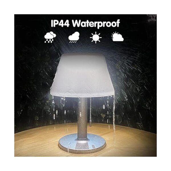 Lámpara de mesa solar LED impermeable de 3 vías regulable_3
