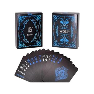 ACELION Cartas de juego impermeables cartas de plástico_1