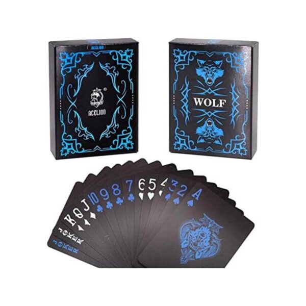 ACELION Cartas de juego impermeables cartas de plástico_1