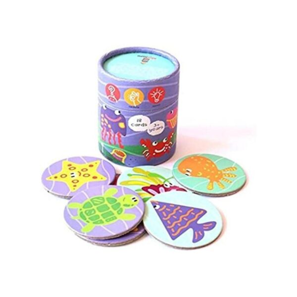 Shumee Juego de tarjetas de memoria 3 años criaturas_1