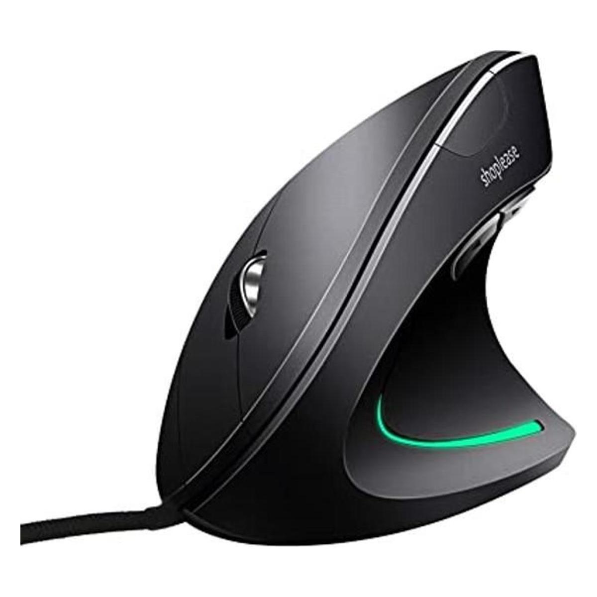 Ratón vertical con cable ratón óptico ergonómico con 4