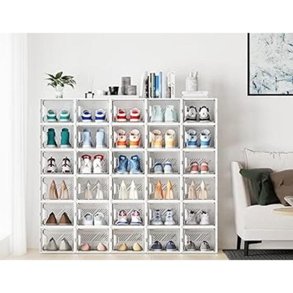 SIMPDIY Almacenamiento de zapatos paquete de 12