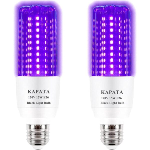 Kapata Bombilla LED UV negra de 15 W de ahorro de energía_1