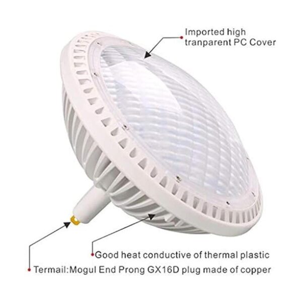 KAPATA LED PAR64 regulable de 40 W 120 WFL blanco frío