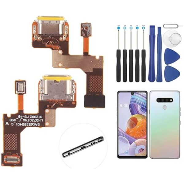 Conector de muelle para LG Stylo 6 puertos de carga USB_1