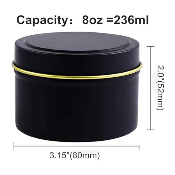 SONVIIBOX Paquete de 24 latas de velas de 8 onzas latas