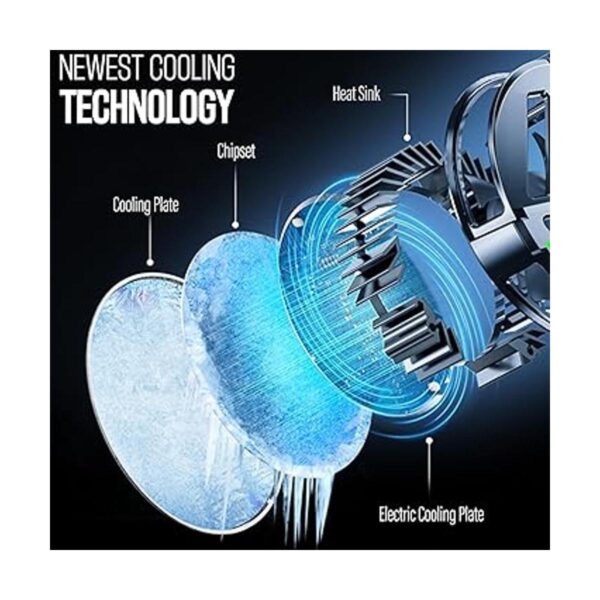 Enfriador de teléfono ventilador magnético de