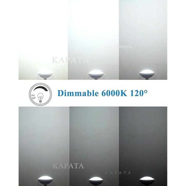 KAPATA LED PAR64 regulable de 40 W 120 WFL blanco frío
