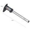 Simhevn Calibrador digital electrónico LCD conversión de