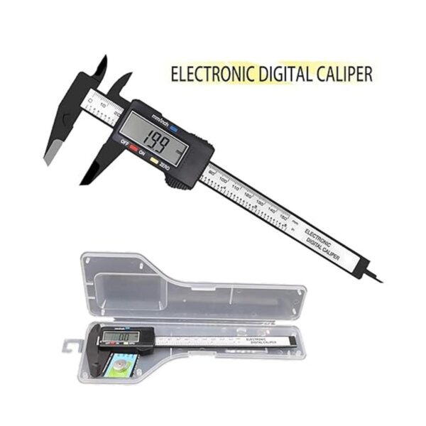 Simhevn Calibrador digital electrónico LCD conversión de