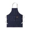 Eywlwaar Delantal de mezclilla con 3 bolsillos unisex Jean