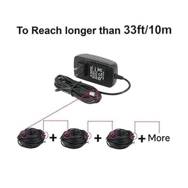 Vanxsecctv cable de extensión para circuito cerrado de_5