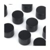 Latas de velas negras de 24 piezas tarros de velas de 4_6