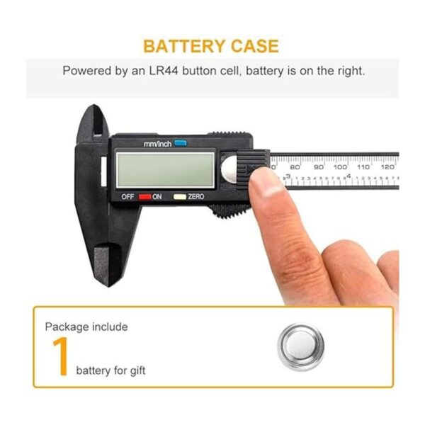 Simhevn Calibrador digital electrónico LCD conversión de