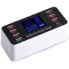 Cargador de pared USB múltiples 8 puertos 60 W estación_1