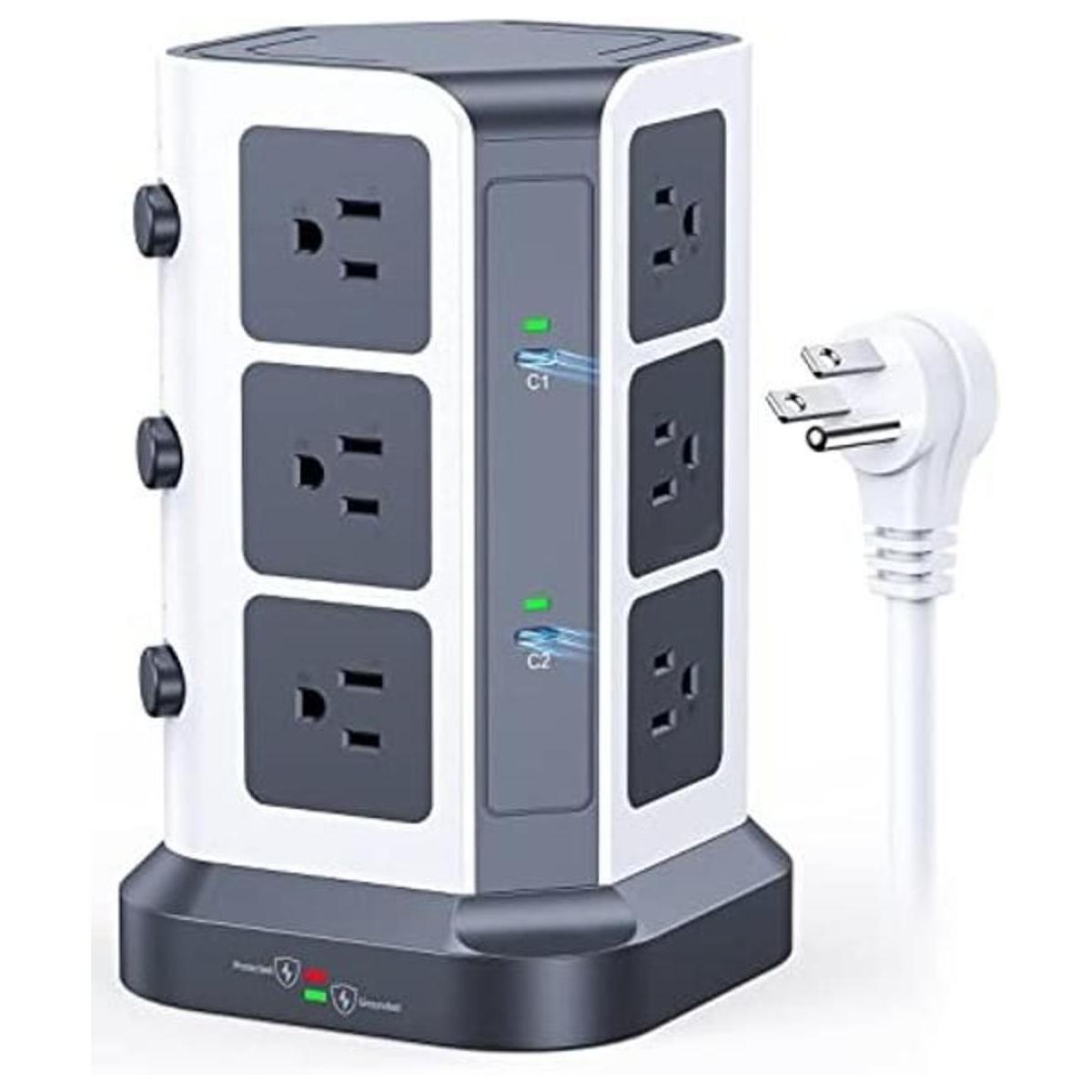 KOOSLA 65 W PD Power Strip Torre Protector de