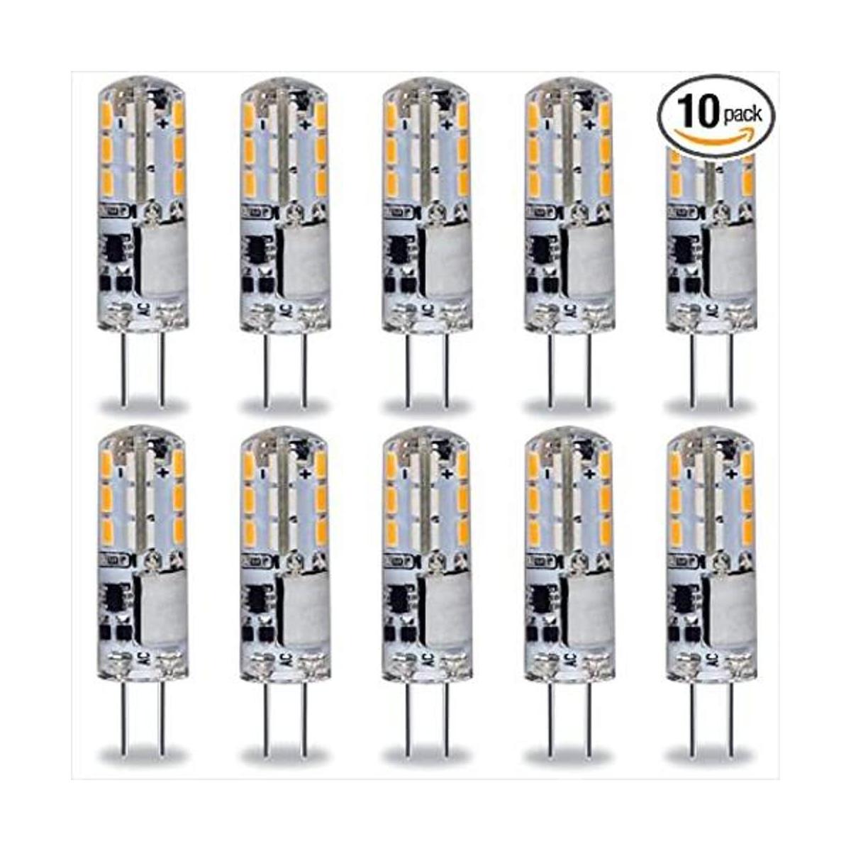 AIMEOKO Bombilla LED G4 2W ACDC 12V 10W20W T3 equivalente