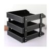 Organizador de archivos de escritorio de cuero bandeja_4