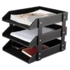 Organizador de archivos de escritorio de cuero bandeja_1