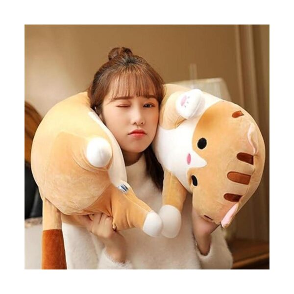 Shangman Adorable almohada de peluche con diseño de gato_6