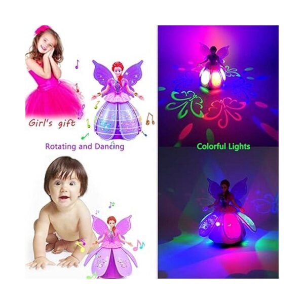 Robot de baile para niñas Girar Paseo Eléctrico Princesa_3