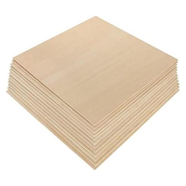 Paquete de 12 hojas de madera de tilo de 11.8 x 11.8