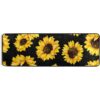 Sunflower Alfombras de cocina color negro