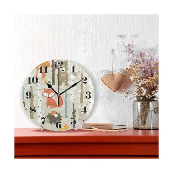 senya Reloj de pared silencioso sin tictac redondo_2