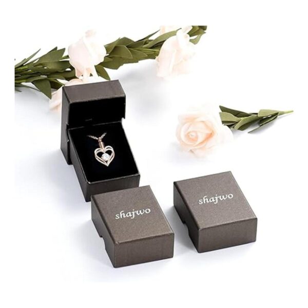 shajwo Collar de urna de corazón para cenizas para mujer
