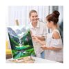 AOSGEDY Paquete de 6 pinturas por números pintura por