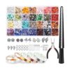 Selizo Kit de fabricación de joyas con cuentas de cristal_1