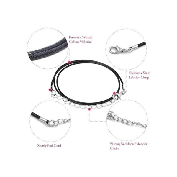 Selizo 100 piezas de cordón para collar para hacer joyas