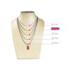 Selizo 100 piezas de cordón para collar para hacer joyas