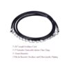 Selizo 100 piezas de cordón para collar para hacer joyas