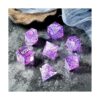 DNDND Juego de dados de borde afilado hecho a mano 7_2