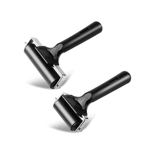 sansheng 2 piezas de rodillo de goma 2.2 y 4 pulgadas