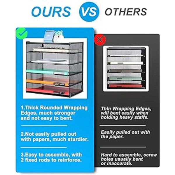 Samstar Organizador de papel para bandeja de cartas_2