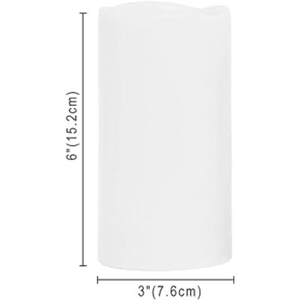 Salipt Velas LED sin llama multicolor juego de 6 velas_3