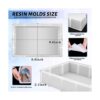 Molde de silicona de resina rectangular grande moldes de_3