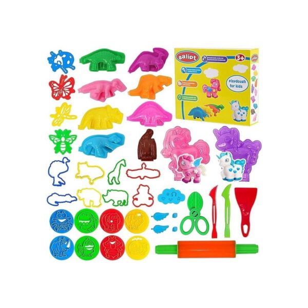 Salipt Juego de herramientas de masa para niños 41_1