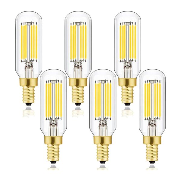 LEOOLS Bombilla LED E12 regulable de 6 W igual a 60 W luz_1