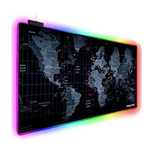 Alfombrilla de mouse para juegos RGB extendida_1