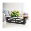 Caja de madera para decoración de baño caja rústica para