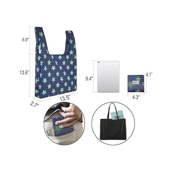 Paquete de 6 bolsas reutilizables para comestibles_2