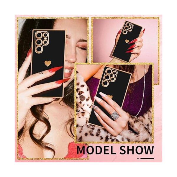 Shorogyt Funda de corazón para Samsung Galaxy S22 Ultra 5G_4
