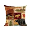 Ramirar Funda de almohada decorativa retro con diseño de_1